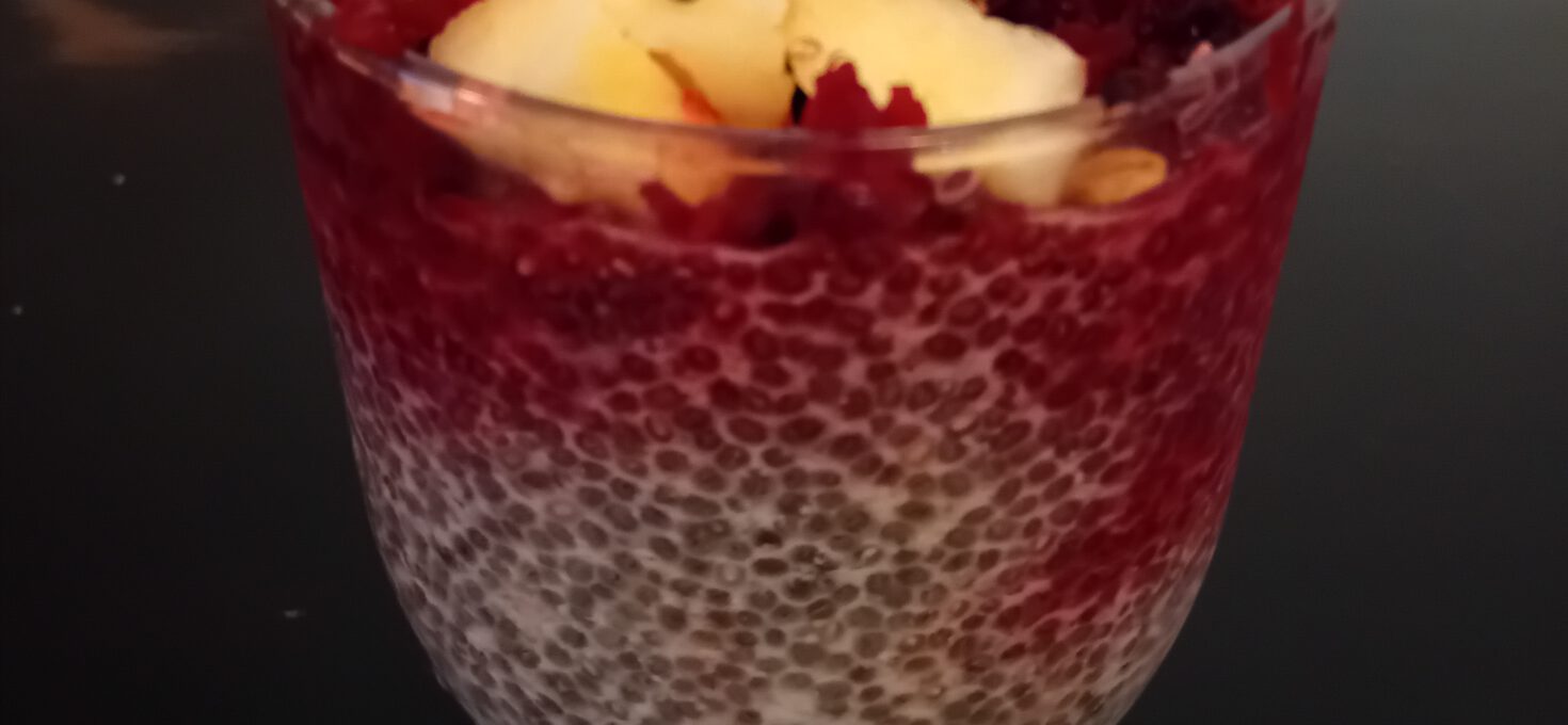 Chia Pudding with Beetroot