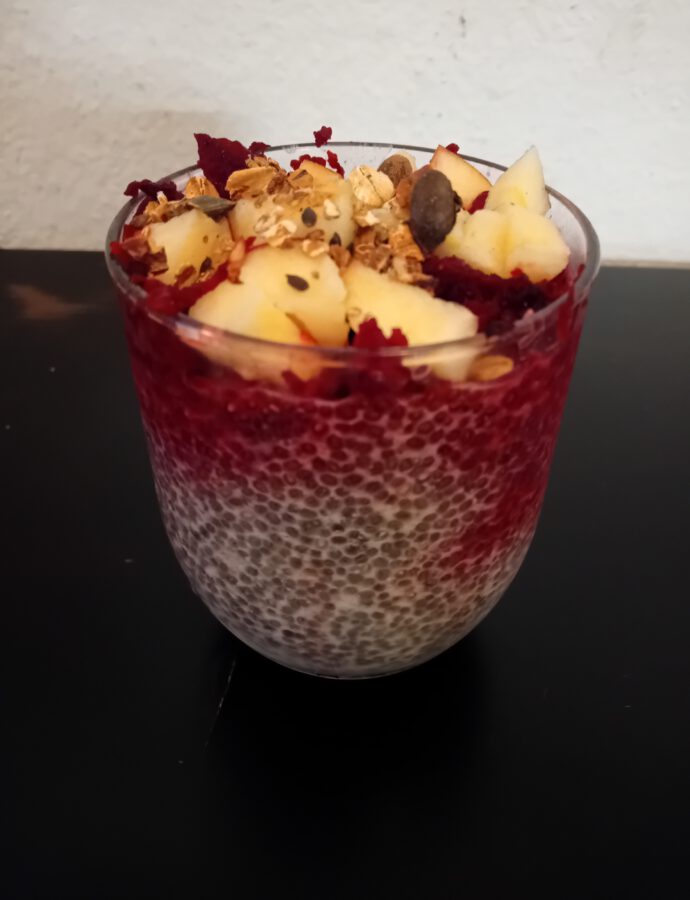 Chia Pudding with Beetroot